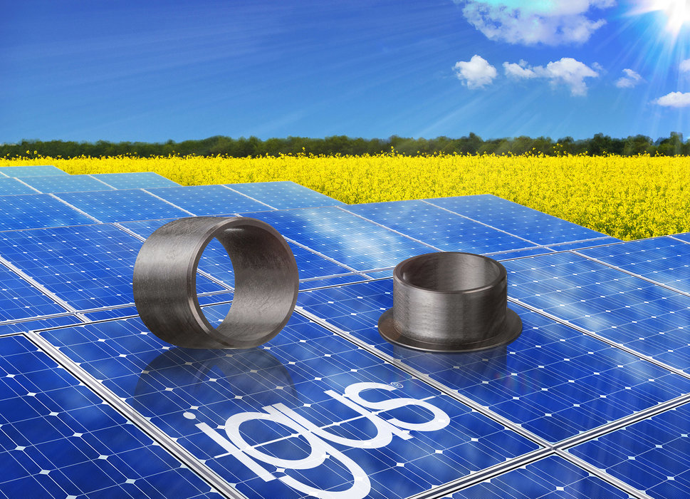 Protezione solare per cuscinetti: nuovo materiale igus con resistenza UV migliorata